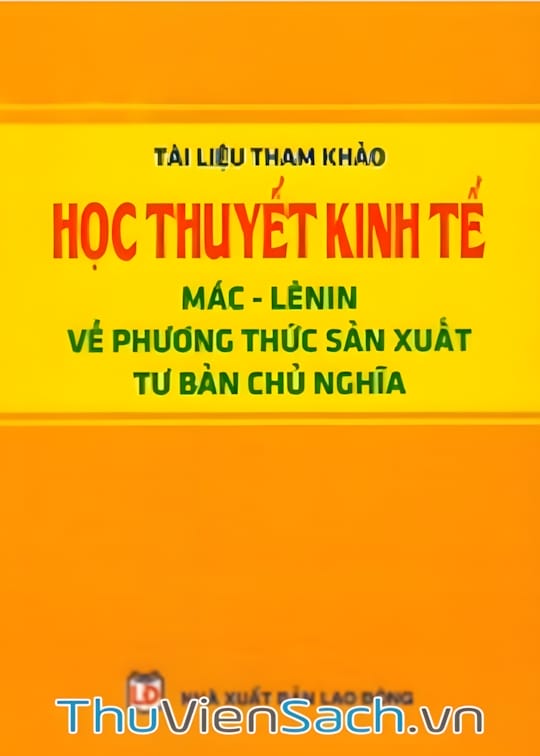 Ảnh bìa sách Học Thuyết Kinh Tế