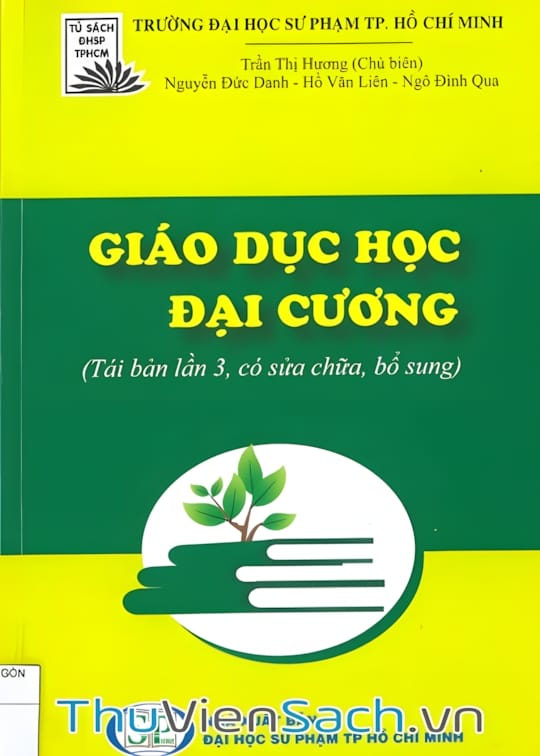 Ảnh bìa sách Giáo Trình Giáo Dục Học Đại Cương