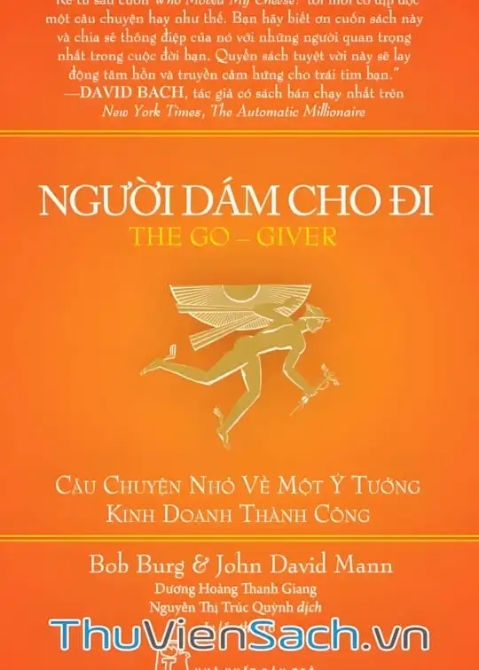 Ảnh bìa sách Người Dám Cho Đi
