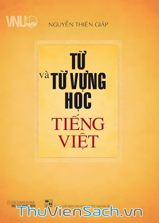 Ảnh bìa sách Từ Vựng Tiếng Việt
