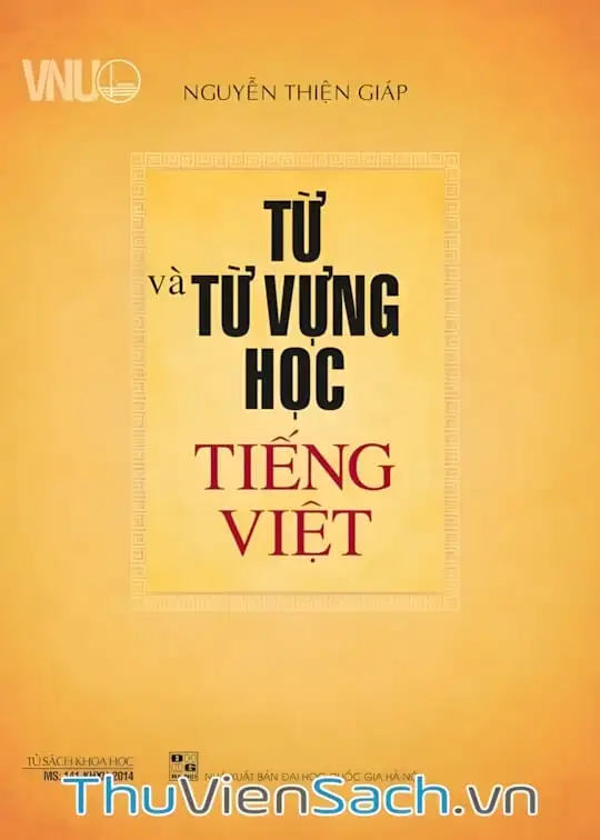 Ảnh bìa sách Từ Vựng Tiếng Việt