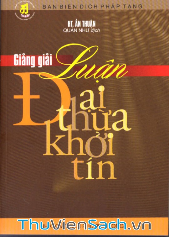 Ảnh bìa sách Luận Đại Thừa Khởi Tín