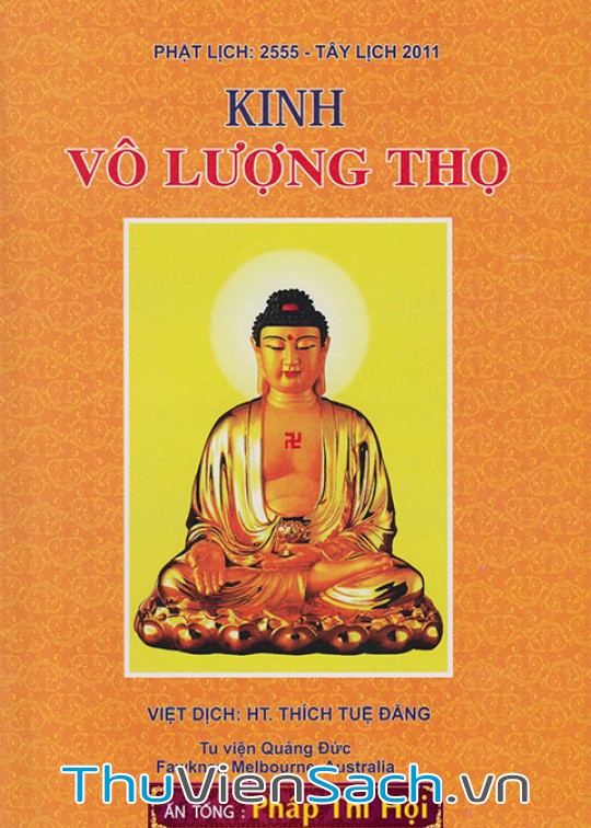 Ảnh bìa sách Kinh Vô Lượng Thọ