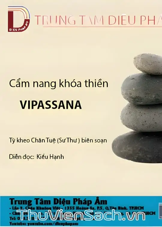 Ảnh bìa sách Cẩm Nang Khóa Thiền Vipassana