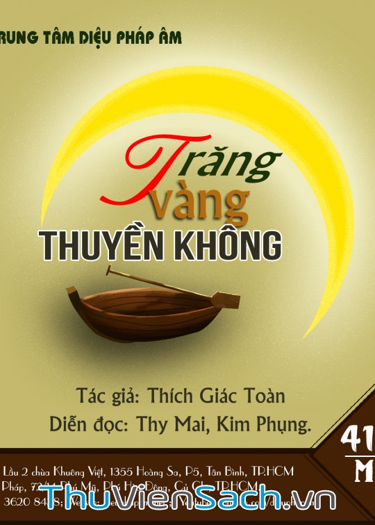 Ảnh bìa sách Trăng Vàng Thuyền Không