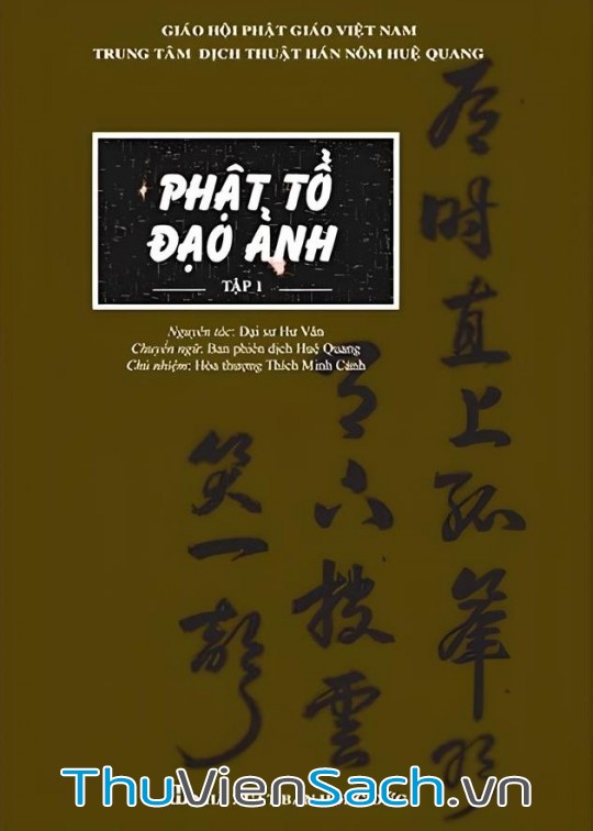 Ảnh bìa sách Phật Tổ Đạo Ảnh