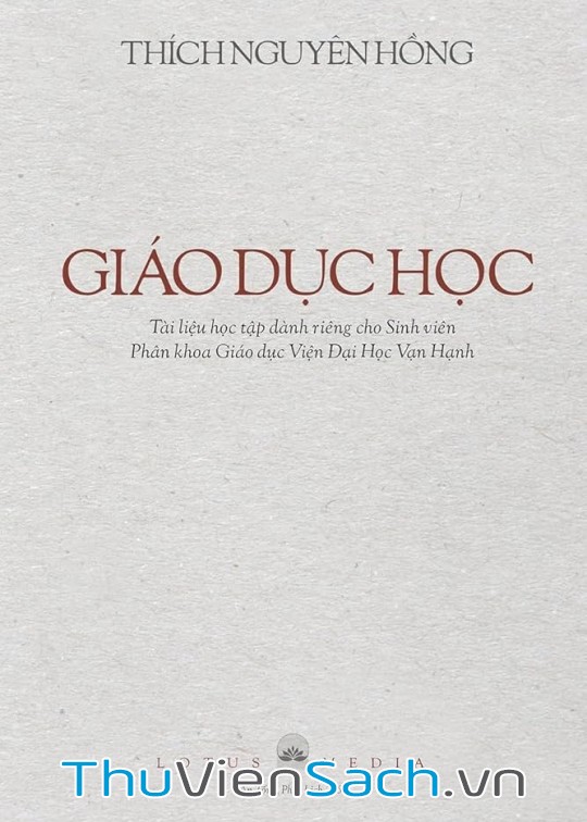 Ảnh bìa sách Giáo Dục Học