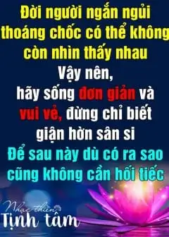 Đời Người Ngắn Ngủi, Điều Gì Mới Là Quý Giá Nhất?