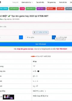 Khám Phá Công Cụ Tạo Font Chữ Lớn Siêu Đẹp Tại Ktdb.net - Xu Hướng Nổi Bật Cho Giới Trẻ Yêu Thích Sự Khác Biệt